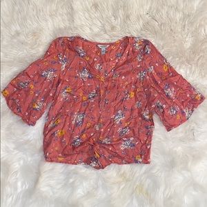 Floral print shirt